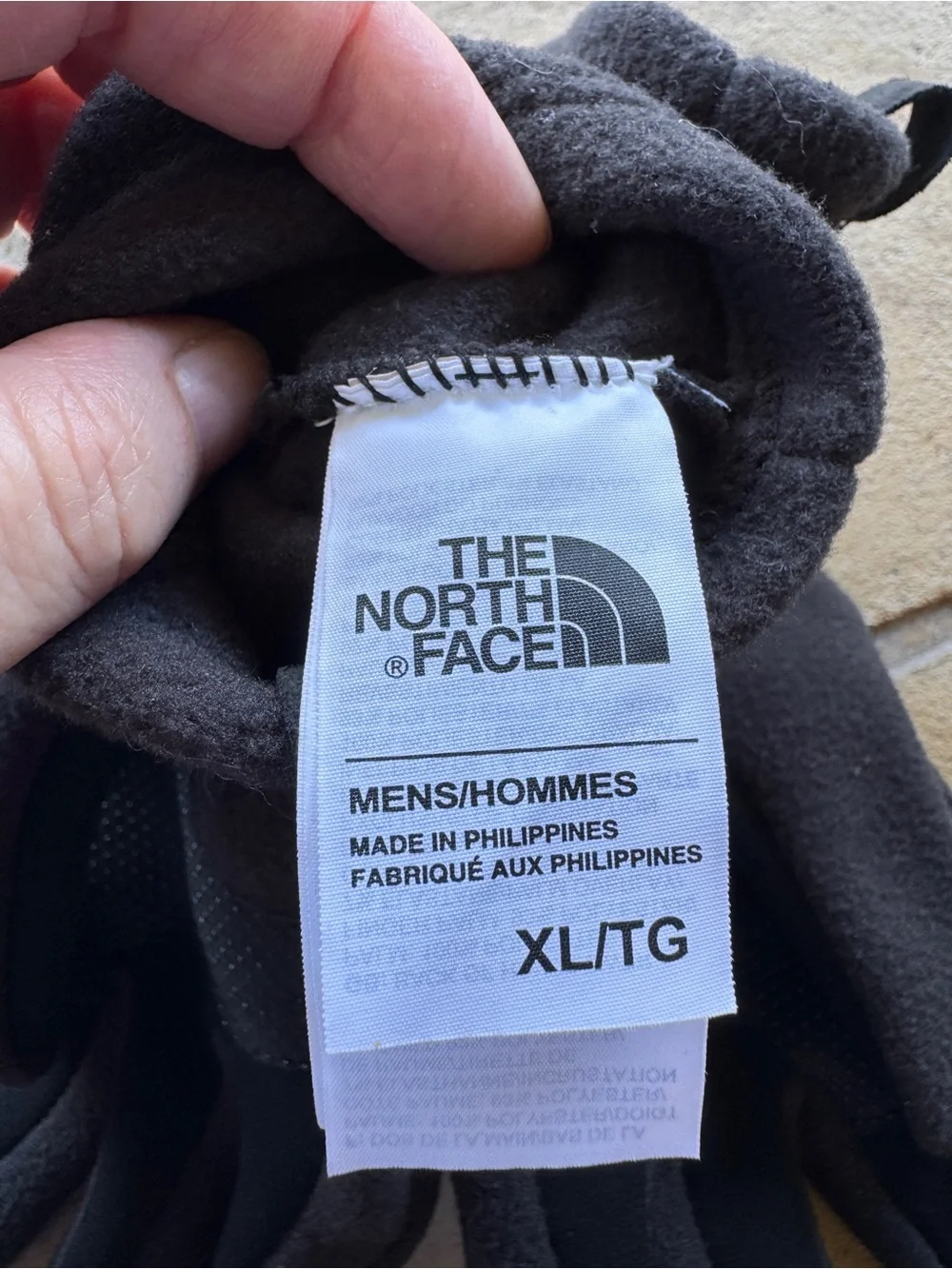 The North Face Denali Etip UR Powered Fleece Gloves Men’s XL Gray